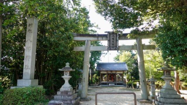 南花沢のハナノキ　八幡神社